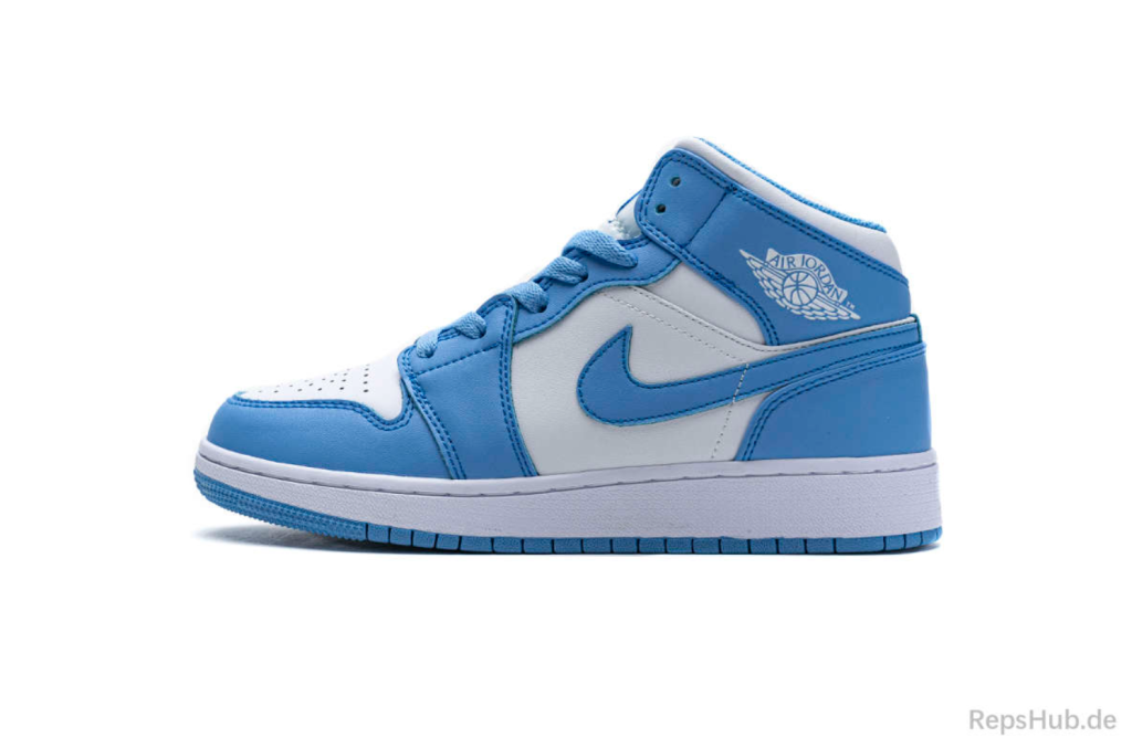 Cheap Air Jordan 1 Retro Mid UNC for sale at discounted prices