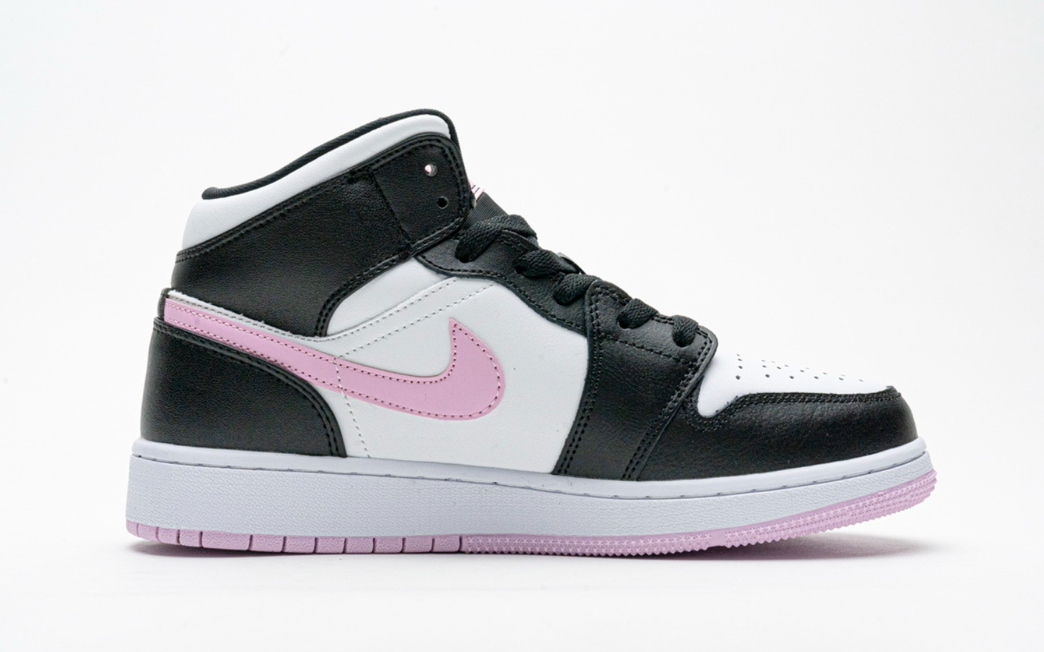 Replica Shoes Stores Where You Can Buy Air Jordan 1 Mid White Black Light Arctic Pink