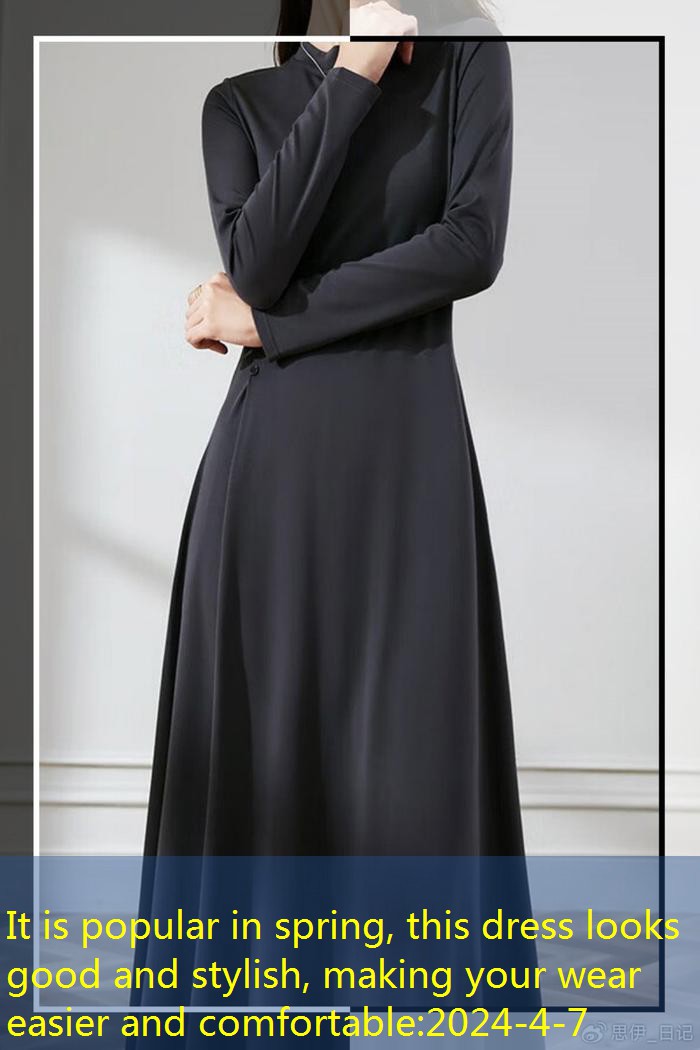 It is popular in spring, this dress looks good and stylish, making your wear easier and comfortable